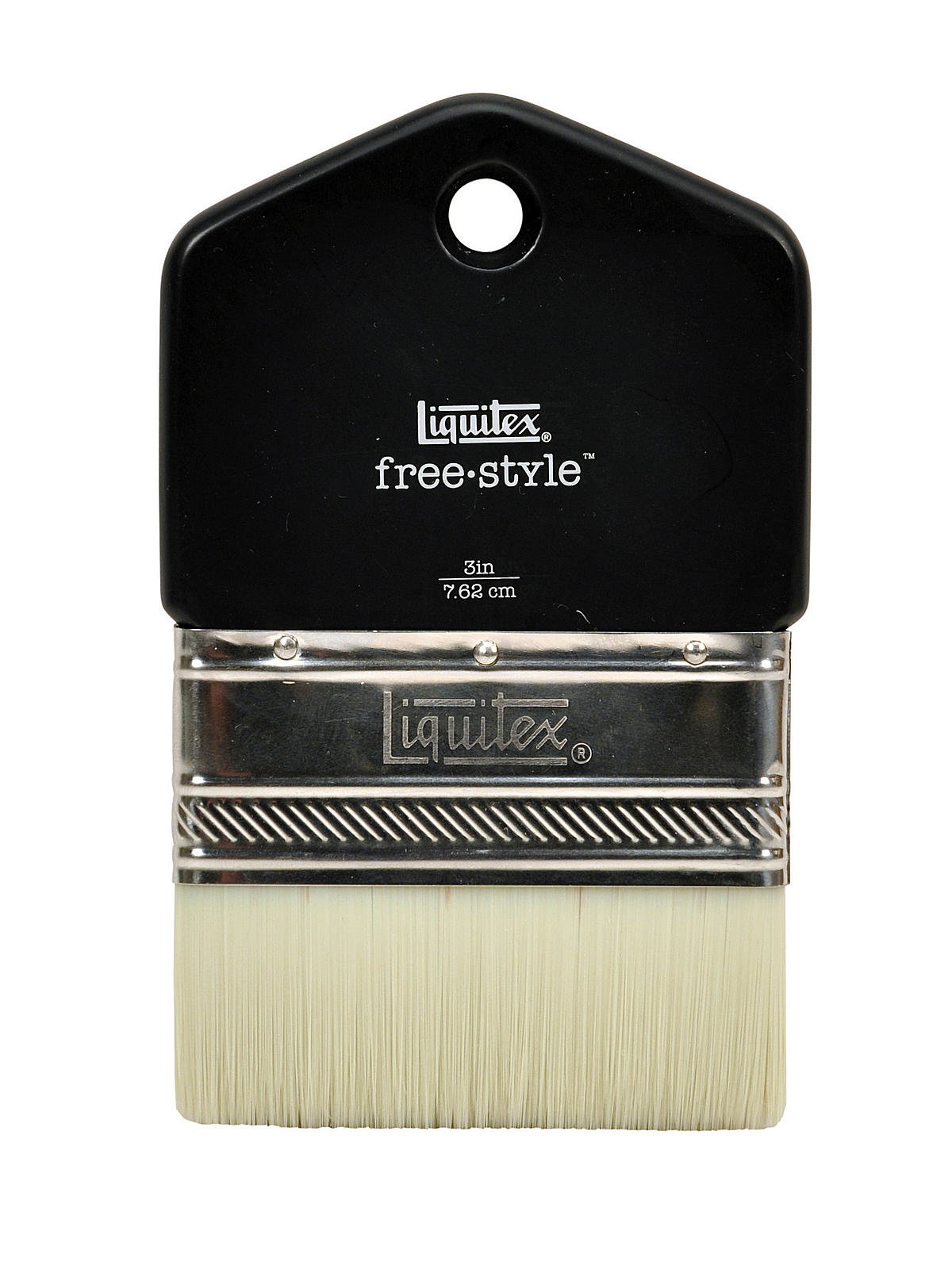 Liquitex Free Style Brush Broad Varnish Short Handle 4in