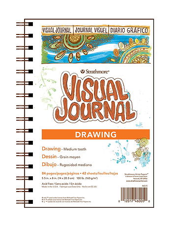 Strathmore - Visual Drawing Journals - 5 1/2 in. x 8 in., 42 Sheets