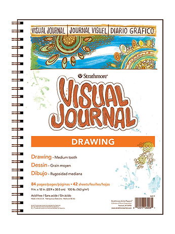 Strathmore - Visual Drawing Journals - 9 in. x 12 in., 42 Sheets