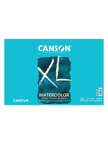 Canson - XL Watercolor Pads - 12 in. x 18 in., Pad of 30