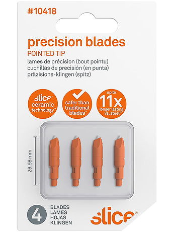 SLICE - Box Cutter Blades - Card of 4