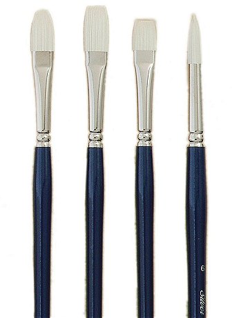 Silver Brush - Bristlon Synthetic Bristle Brush Set - Set of 4